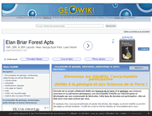 Tablet Screenshot of geowiki.fr